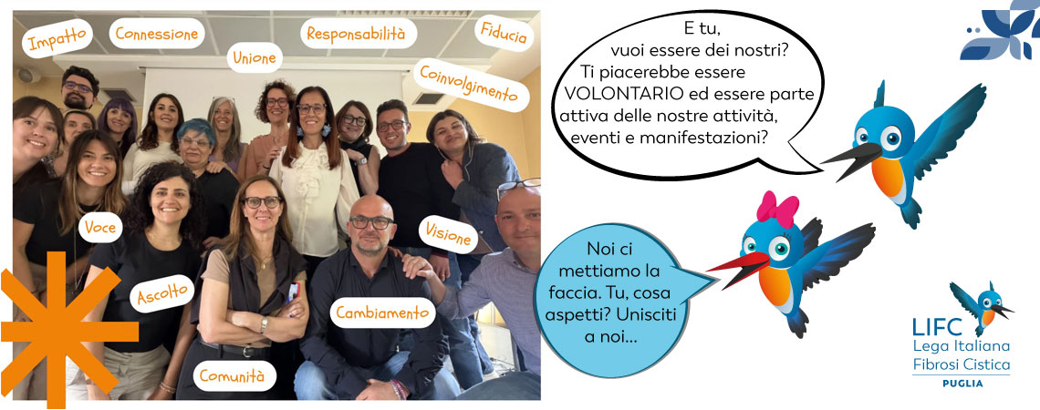 noi ci siamo e tu? lifc puglia odv